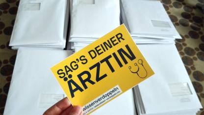 Sticker: Sag's deiner Ärztin